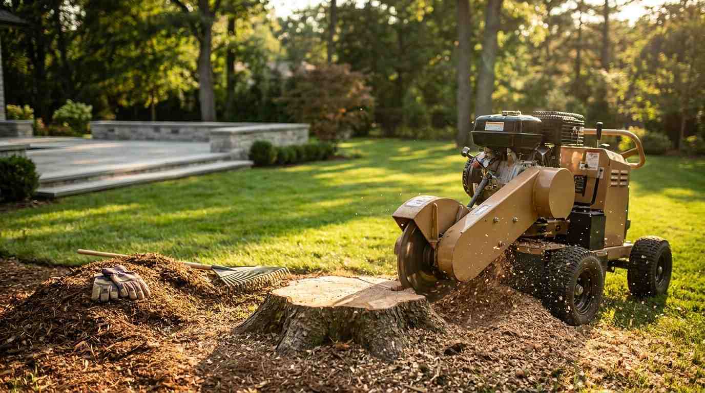 Same-Day Stump Grinding Makes Stump Removal Faster